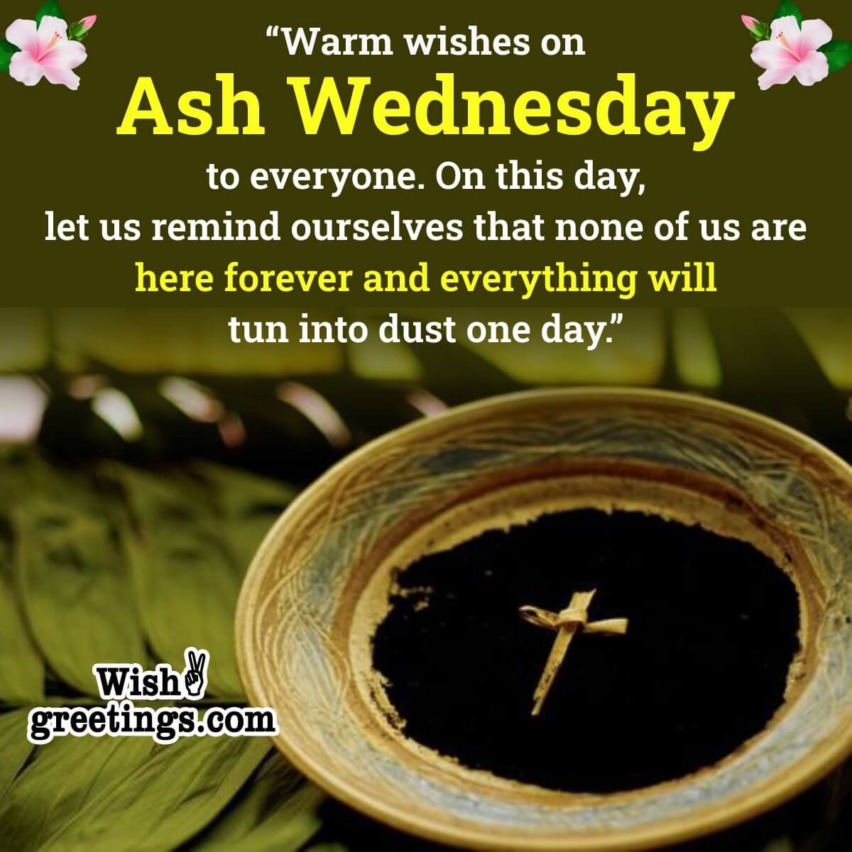 Ash Wednesday Wishes Messages