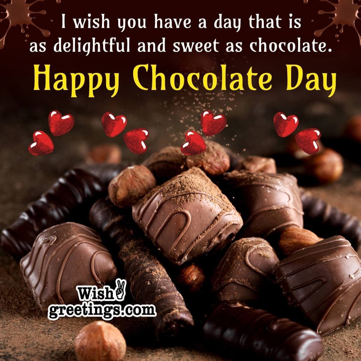 Chocolate Day Greeting Image