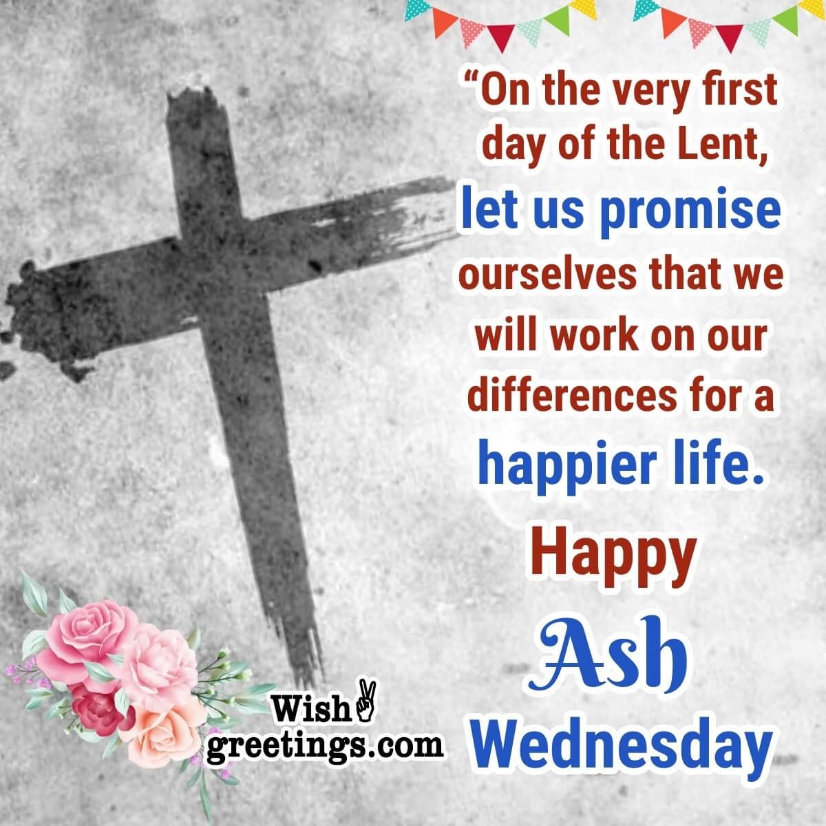 Happy Ash Wednesday Messages