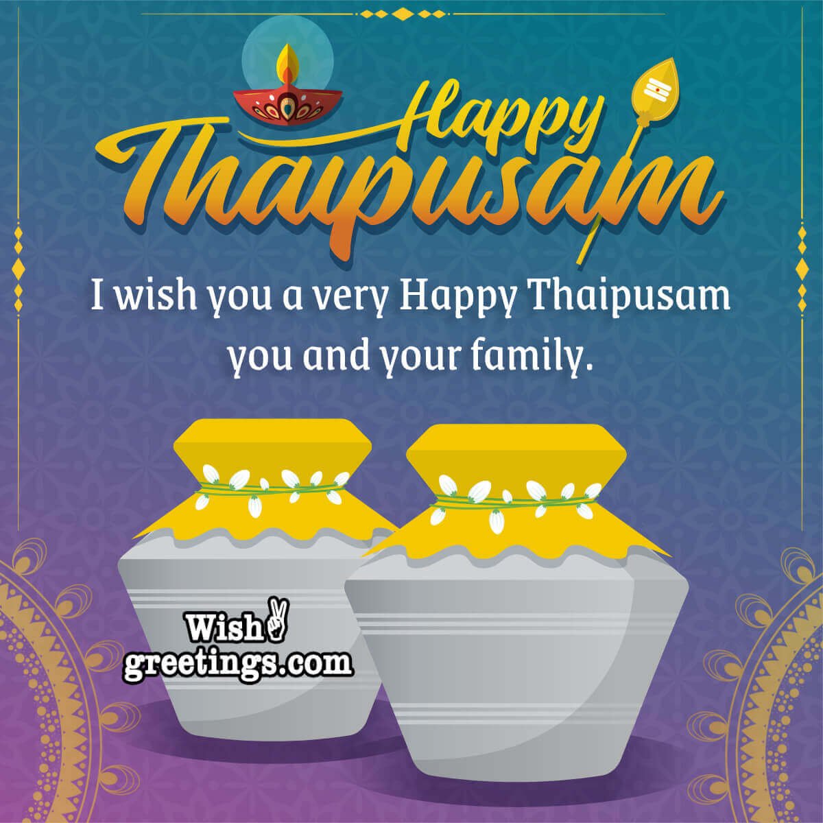 Happy Thaipusam Wish Photo