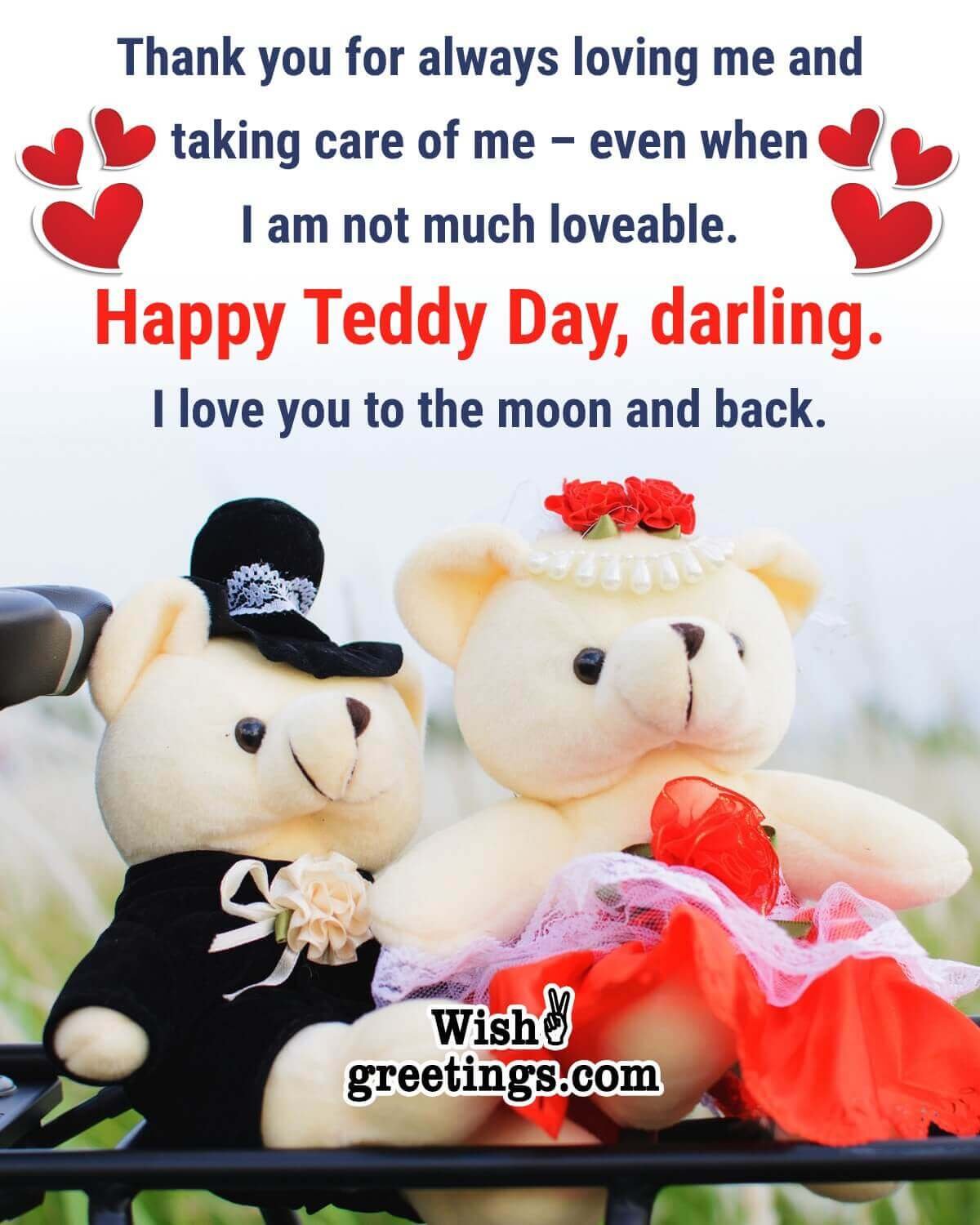 Teddy Day Message Pic For Gf