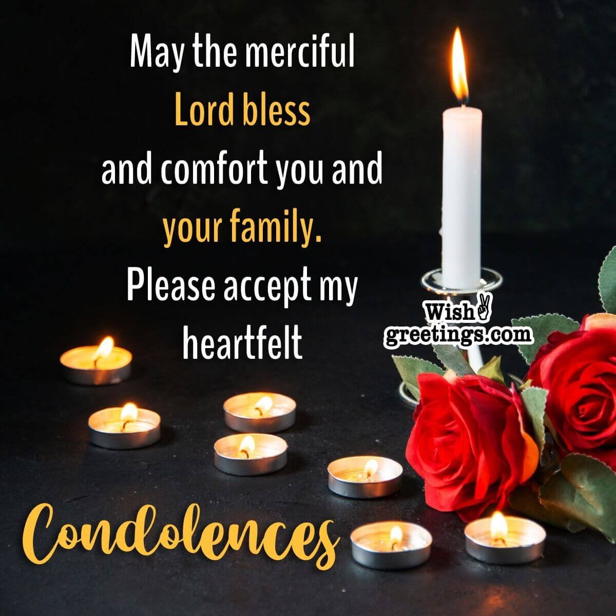 Condolences