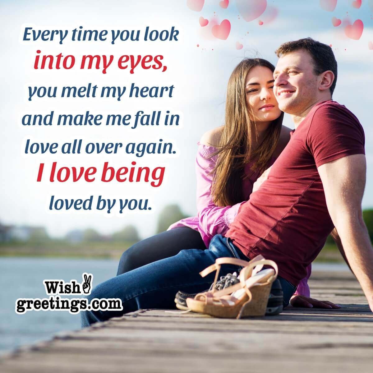 Romantic Love Message Photo For Boyfriend