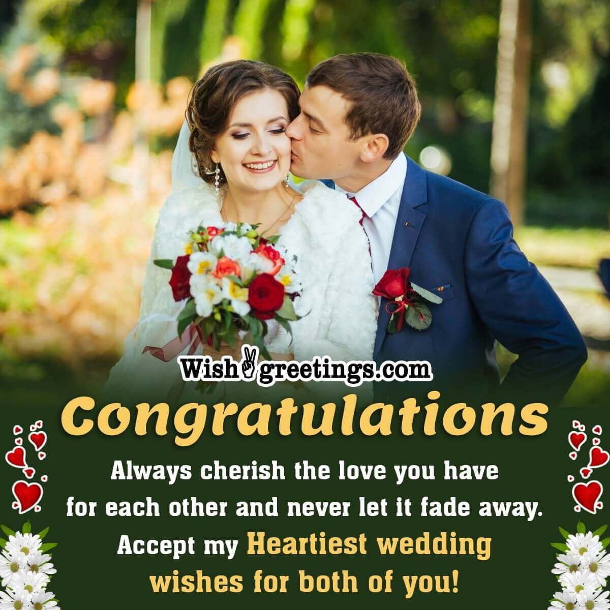 Wedding Congratulations Message Image