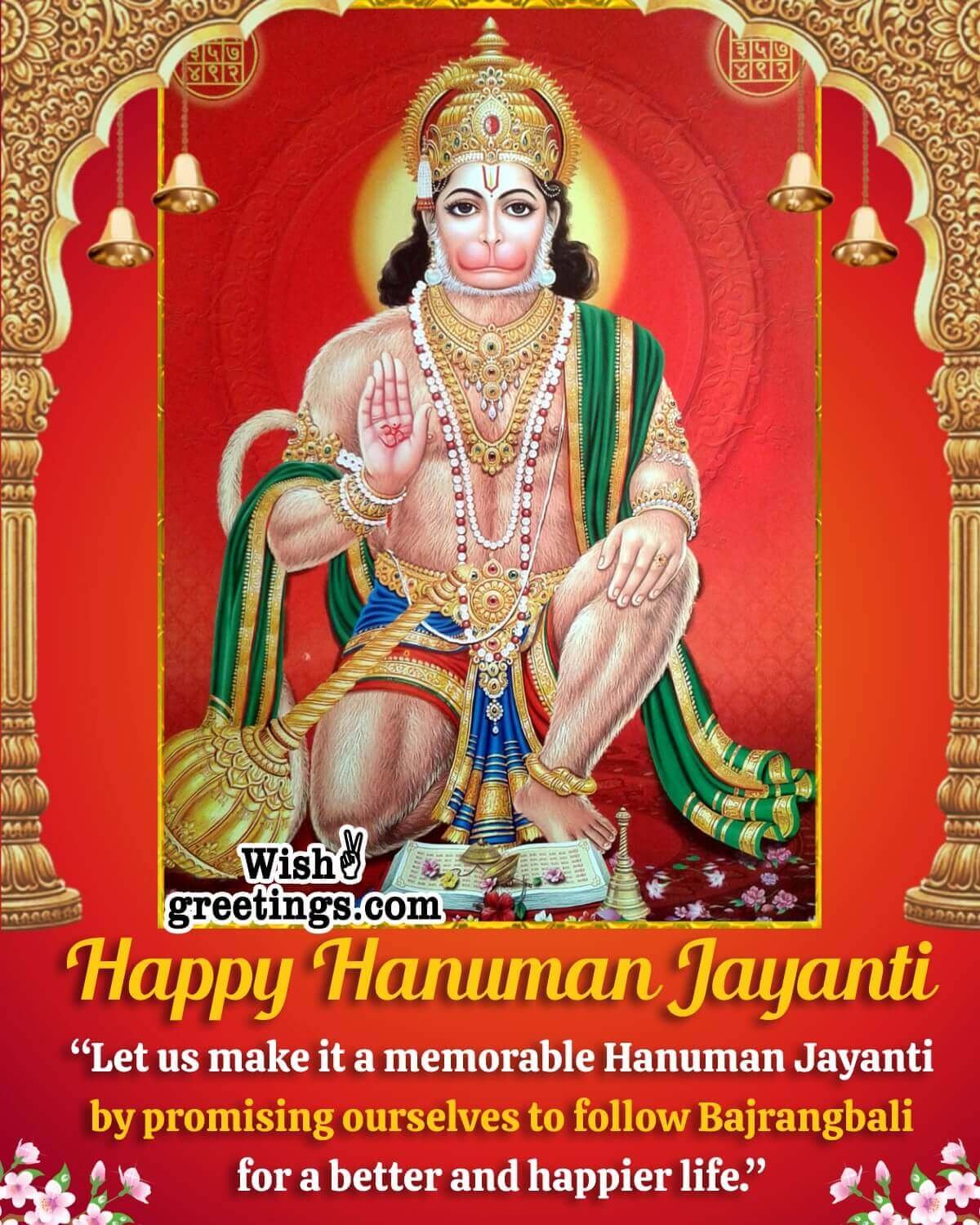 Happy Hanuman Jayanti Message Photo