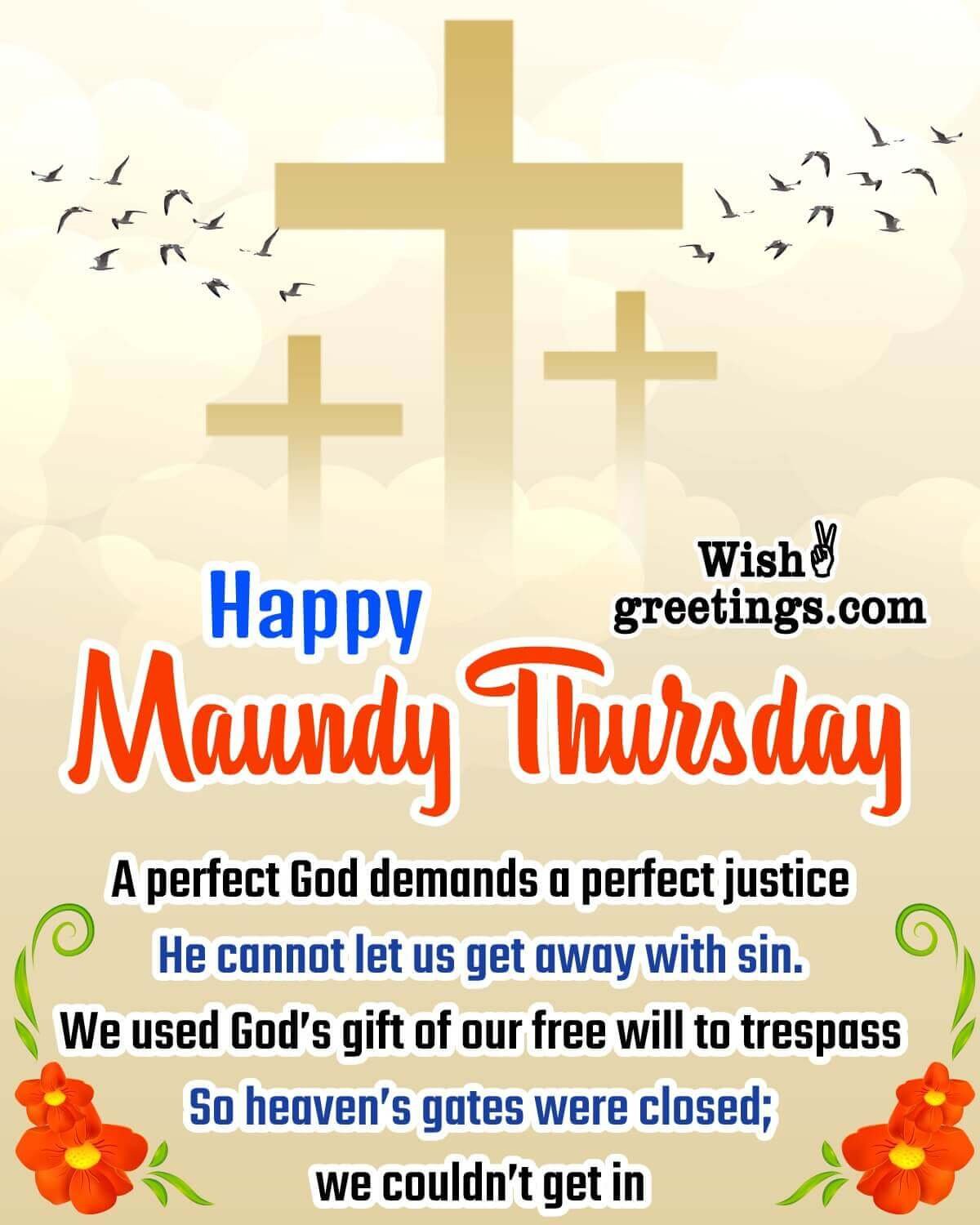 Happy Maundy Thursday Wish Picture