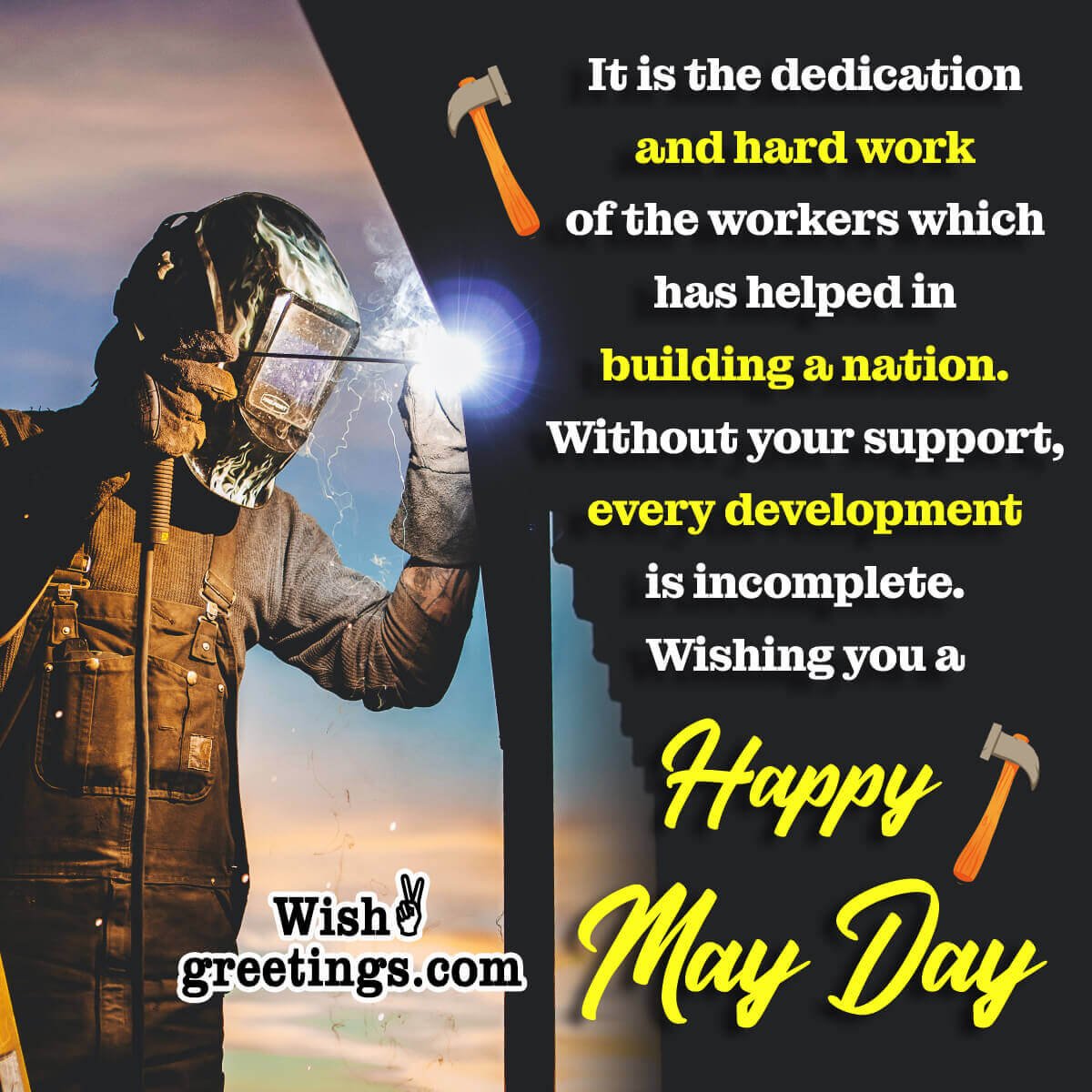 Happy May Day Message Pic