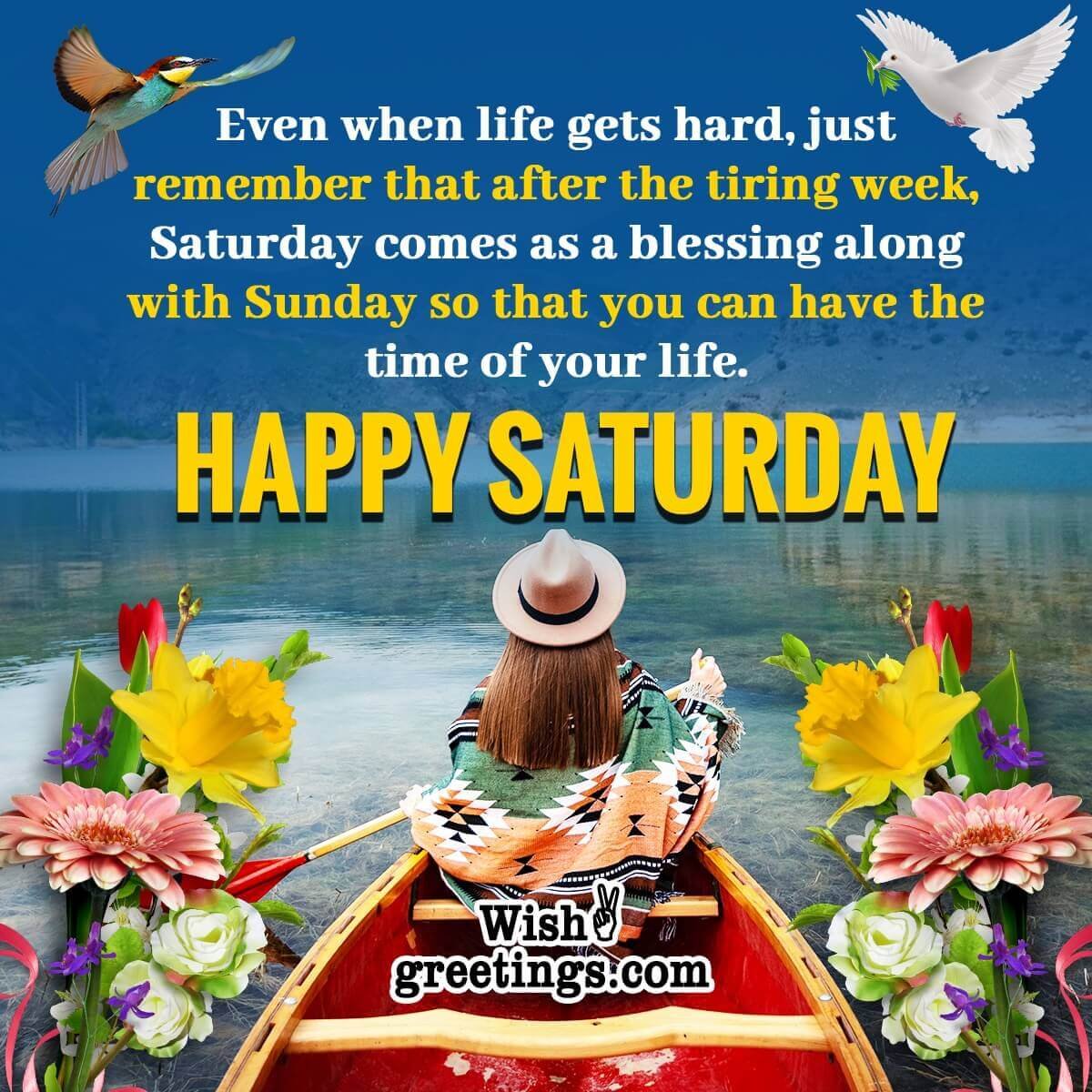 Happy Saturday Wishes - Wish Greetings