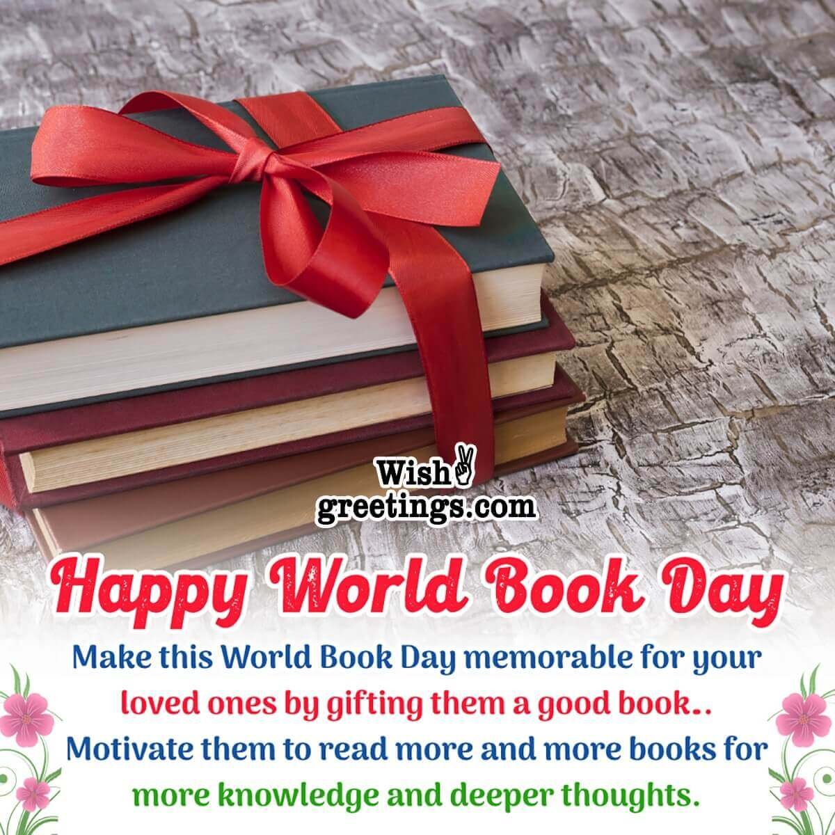 Happy World Book Day Message Image