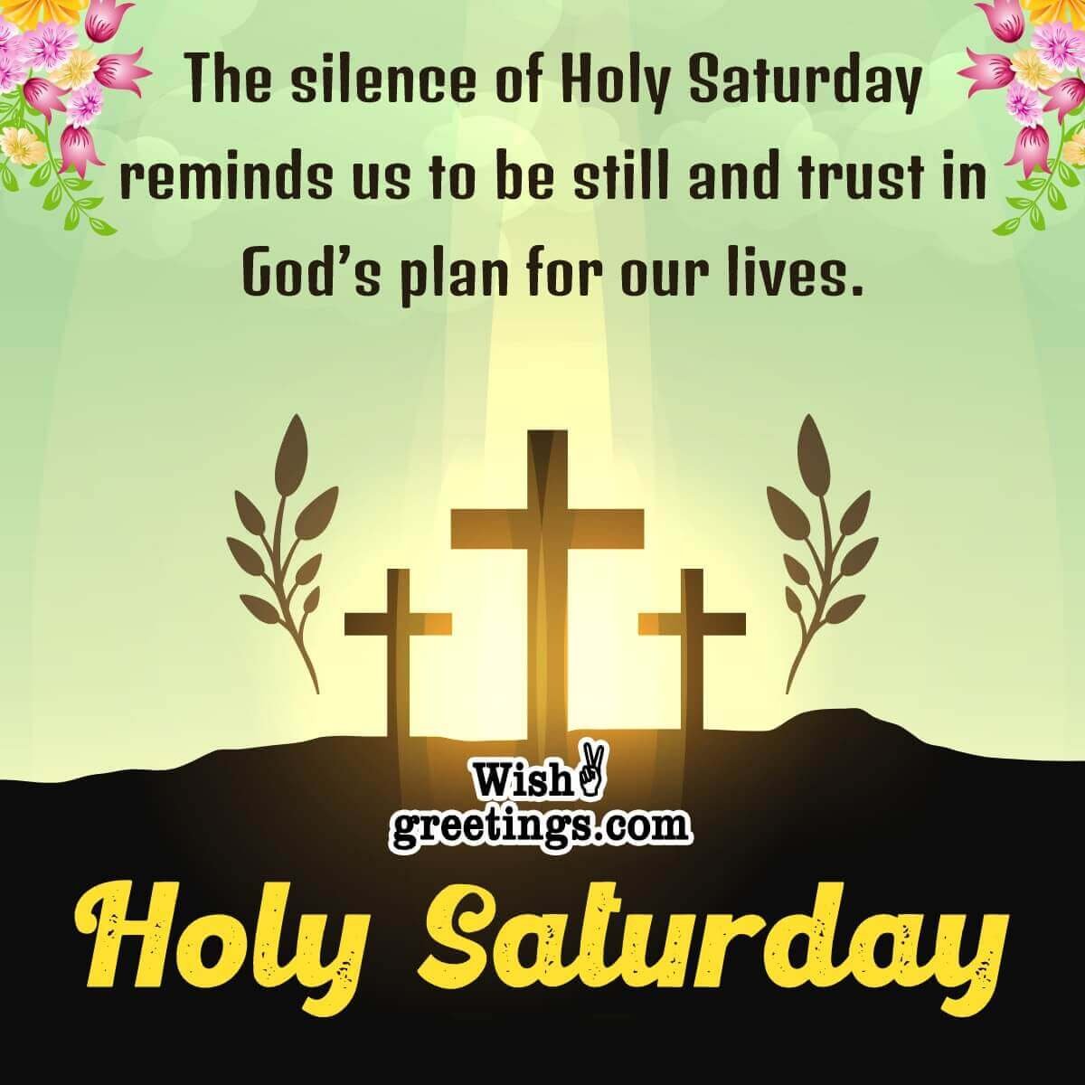 Holy Saturday Wishes Messages - Wish Greetings