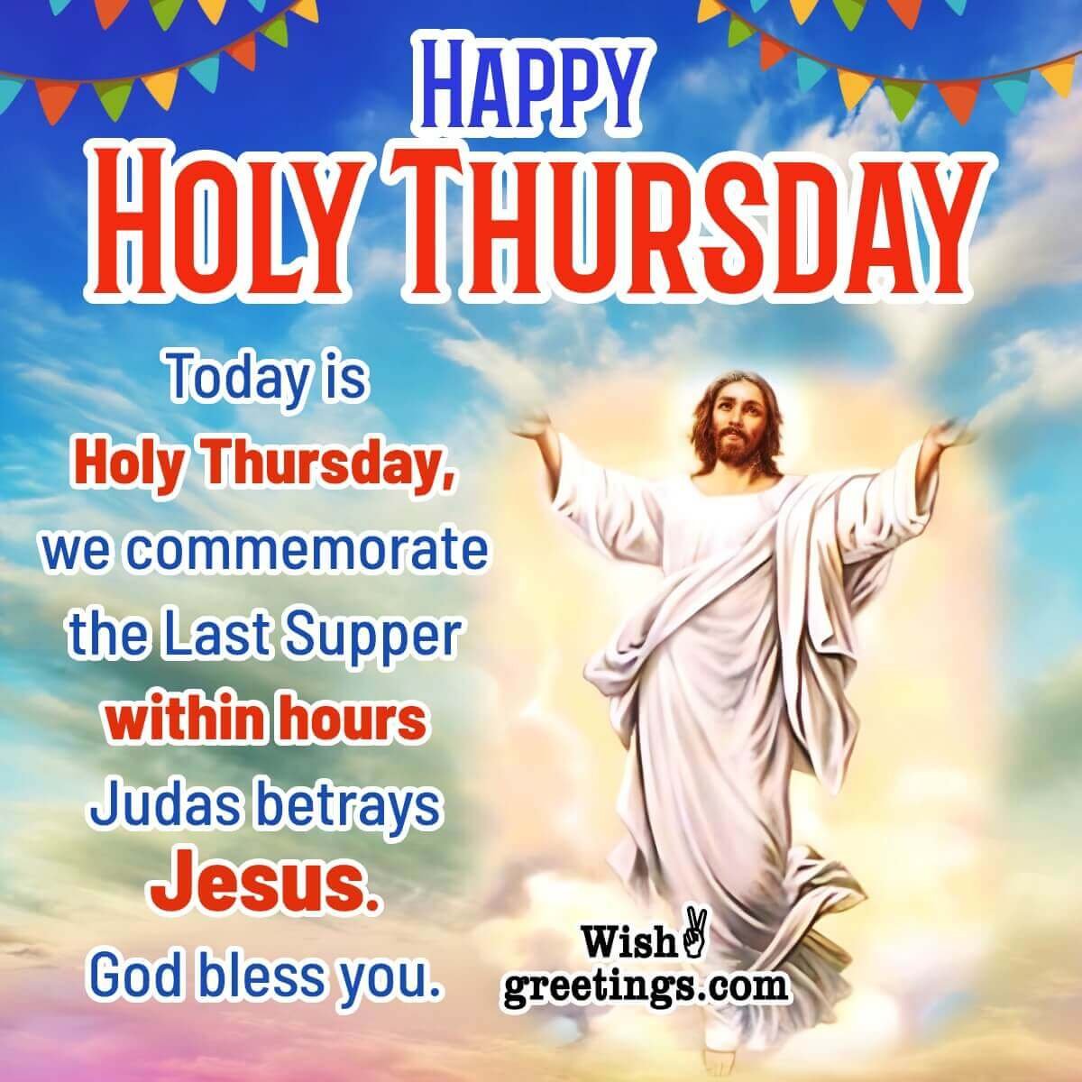 Maundy Thursday Wishes Messages - Wish Greetings