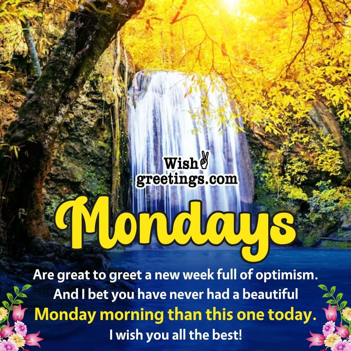 Monday Morning Wishes - Wish Greetings