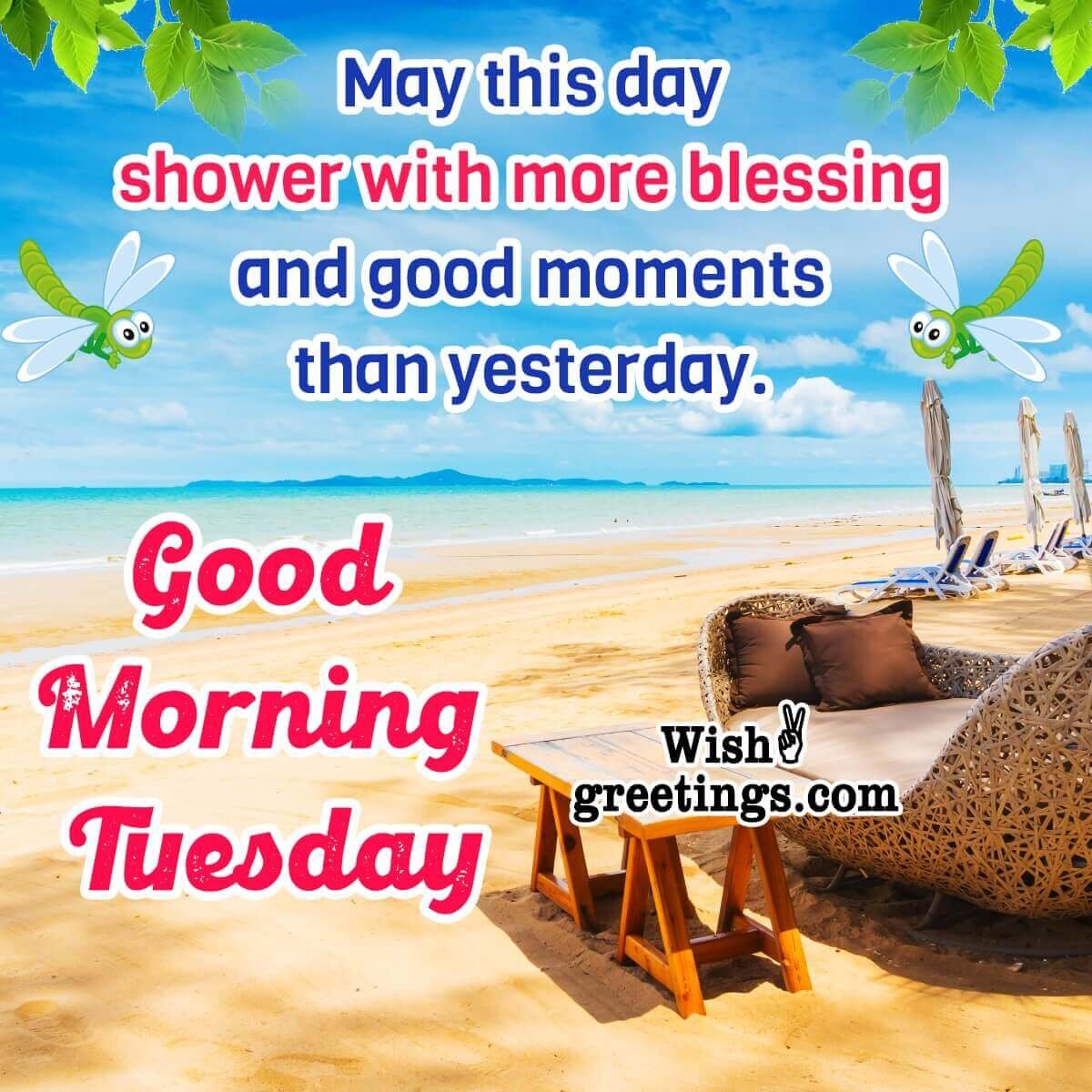 Tuesday Morning Wishes - Wish Greetings