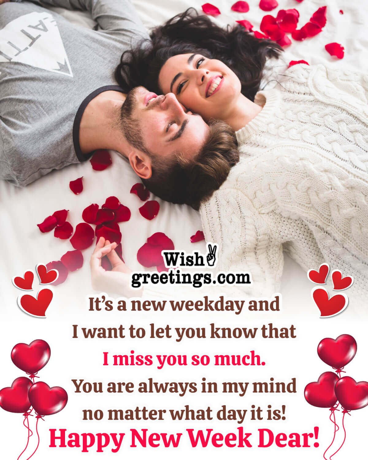 Best Romantic New Week Wish Picture For Lover