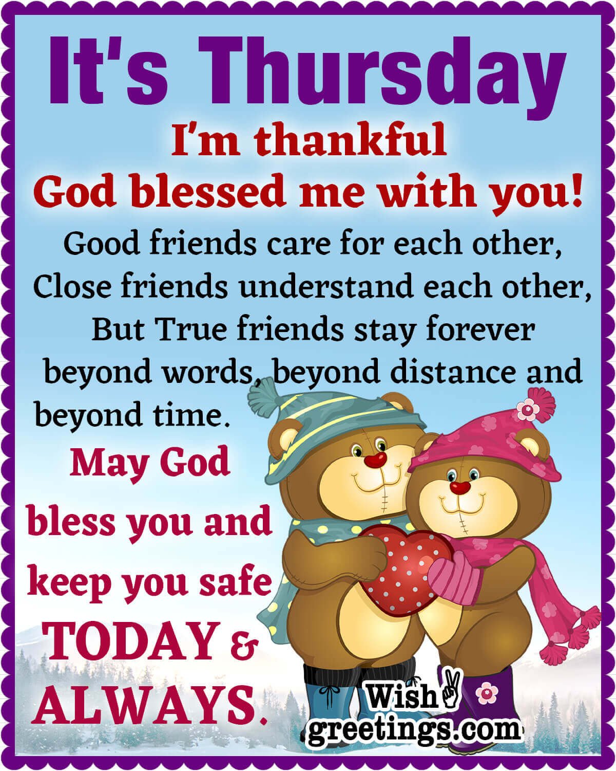 Blessed Thursday Message Pic
