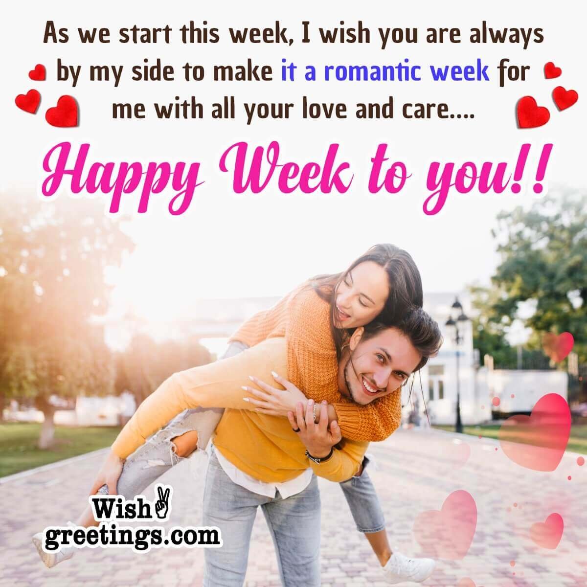 New Week Romantic Message For Lover Pic