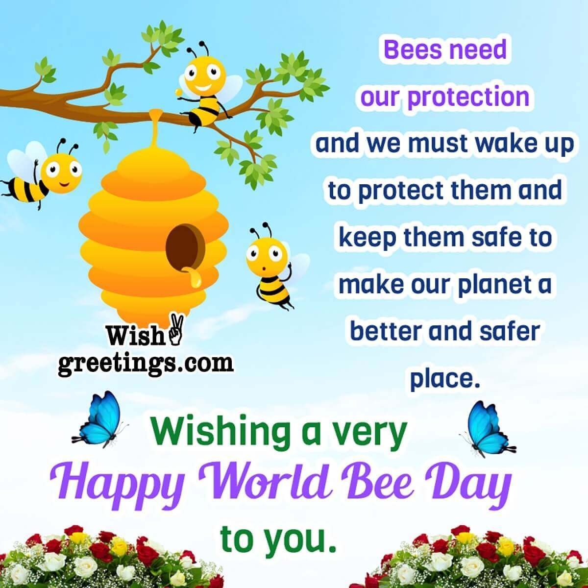 World Bee Day Messages Quotes