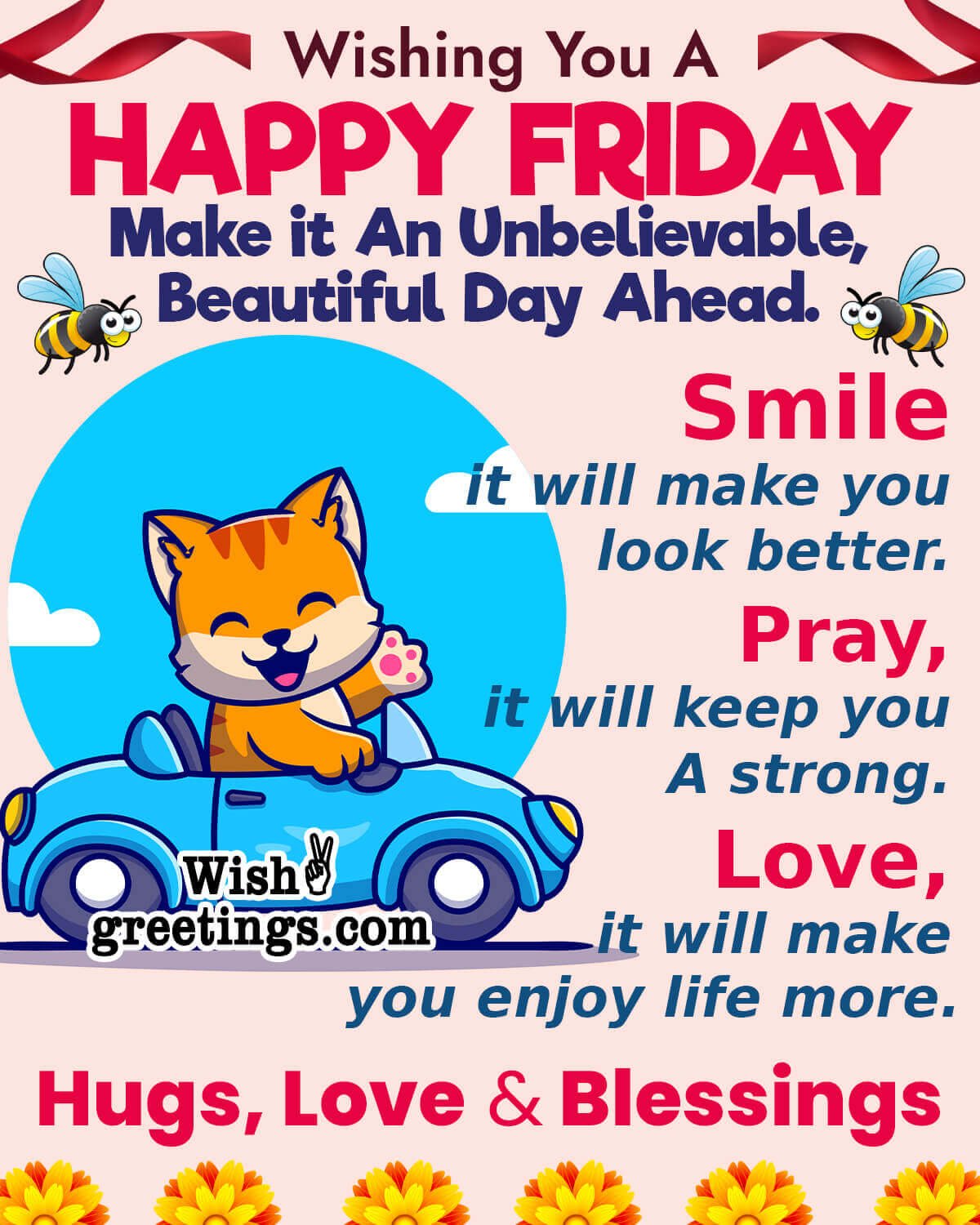 Beautiful Friday Message Photo