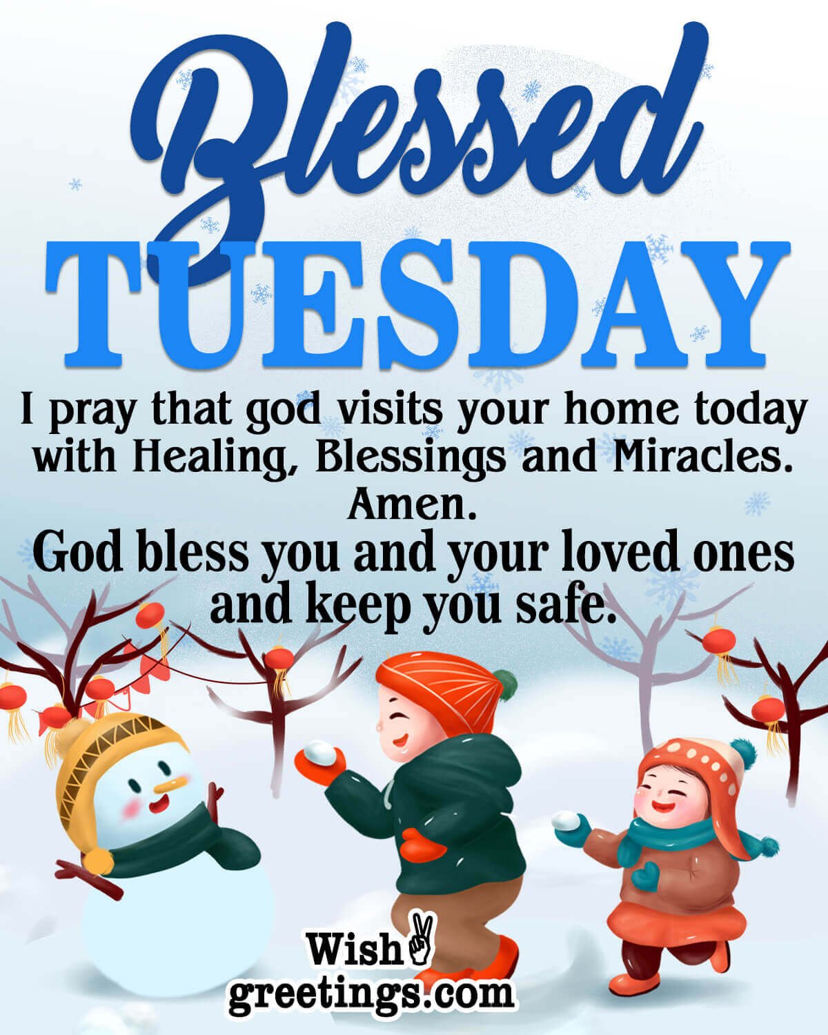 Blessed Tuesday Wish Photo