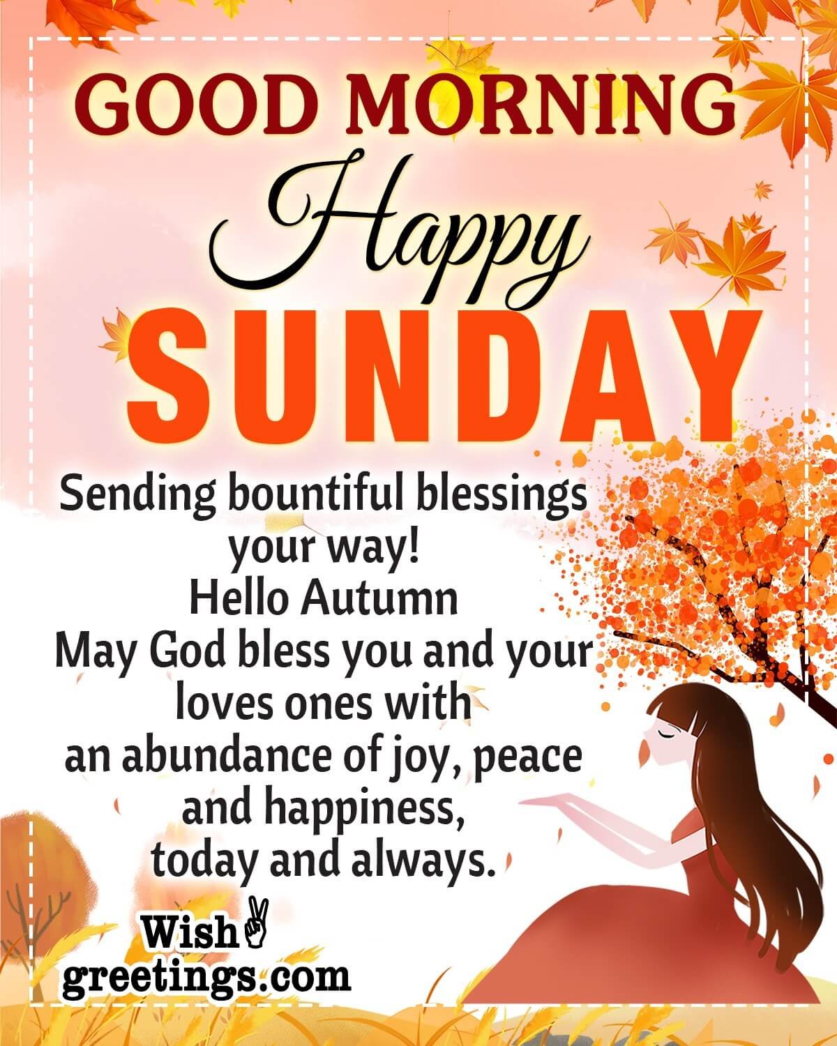 Best Sunday Morning Wishes Quotes - Wish Greetings