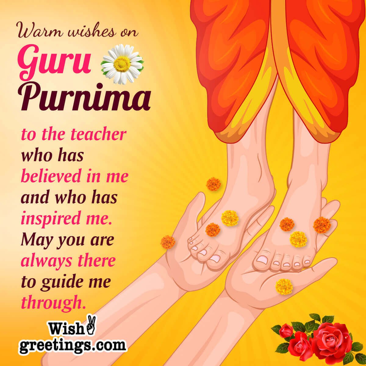 Happy Guru Purnima Wish Pic For Teacher