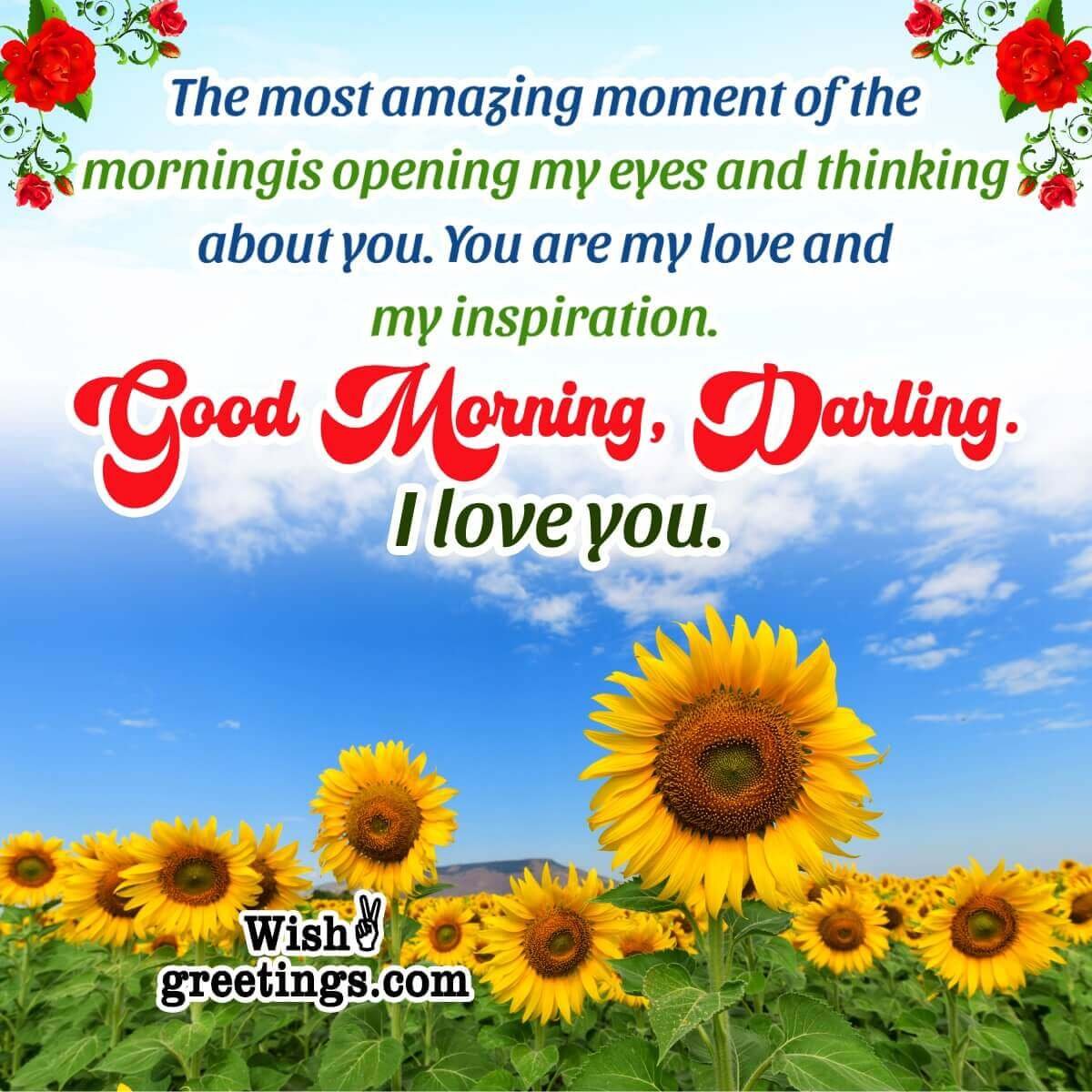 Good Morning Darling, Greeting Picture