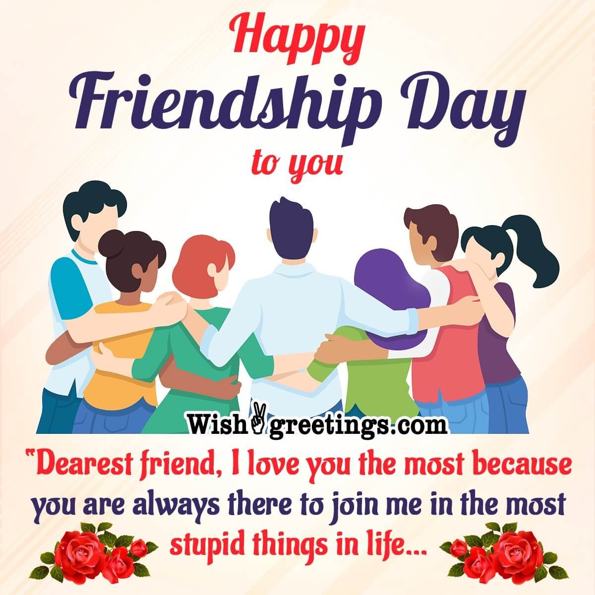 Happy Friendship Day Wish