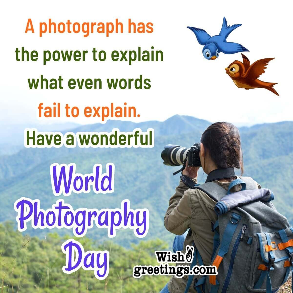 World Photography Day Messages Quotes