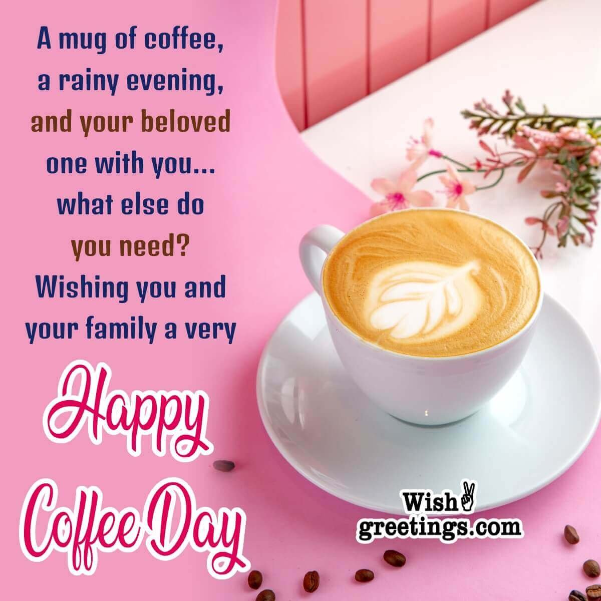 Happy International Coffee Day Wish Pic