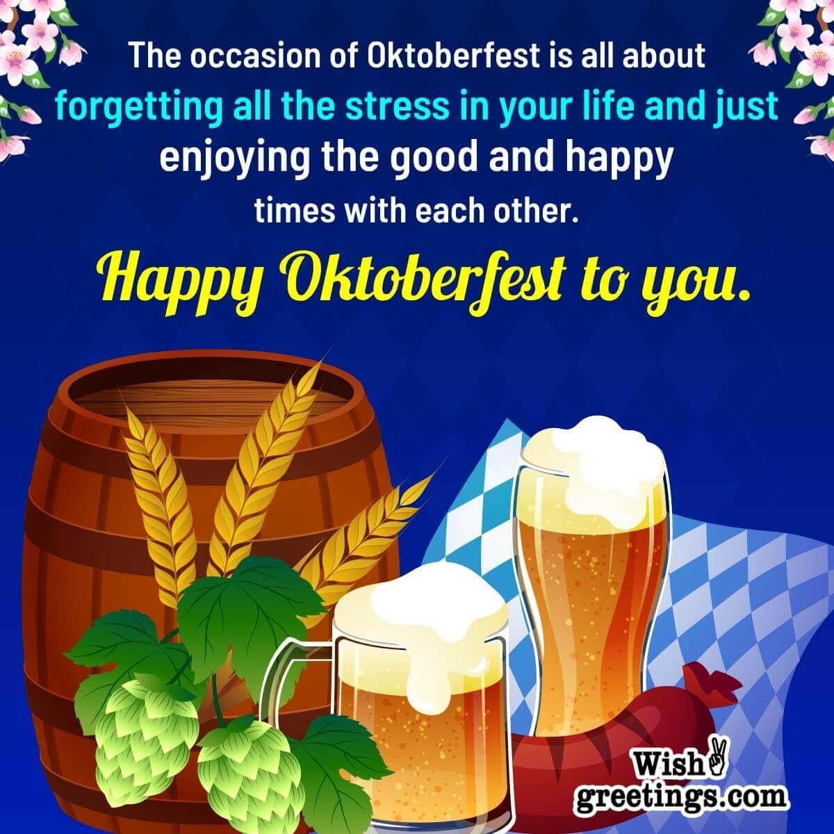 Happy Oktoberfest Message Picture