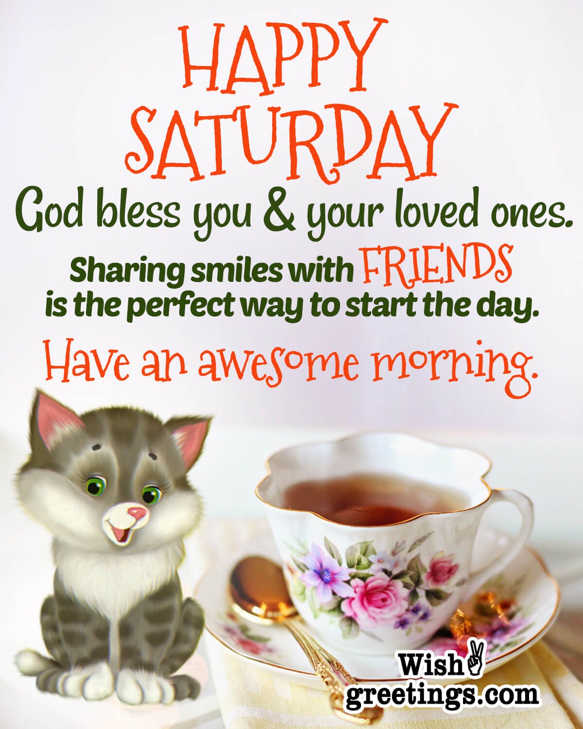 Happy Saturday God Bless You Friends