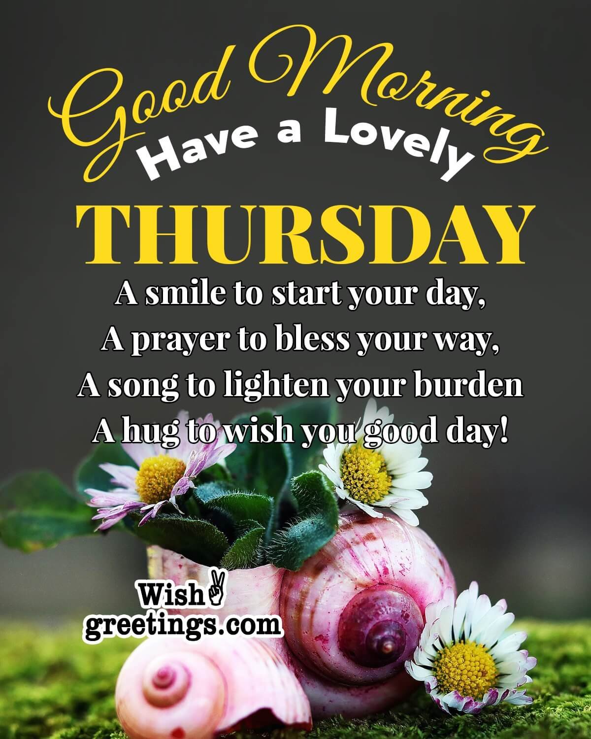 Good Morning Lovely Thursday Wish