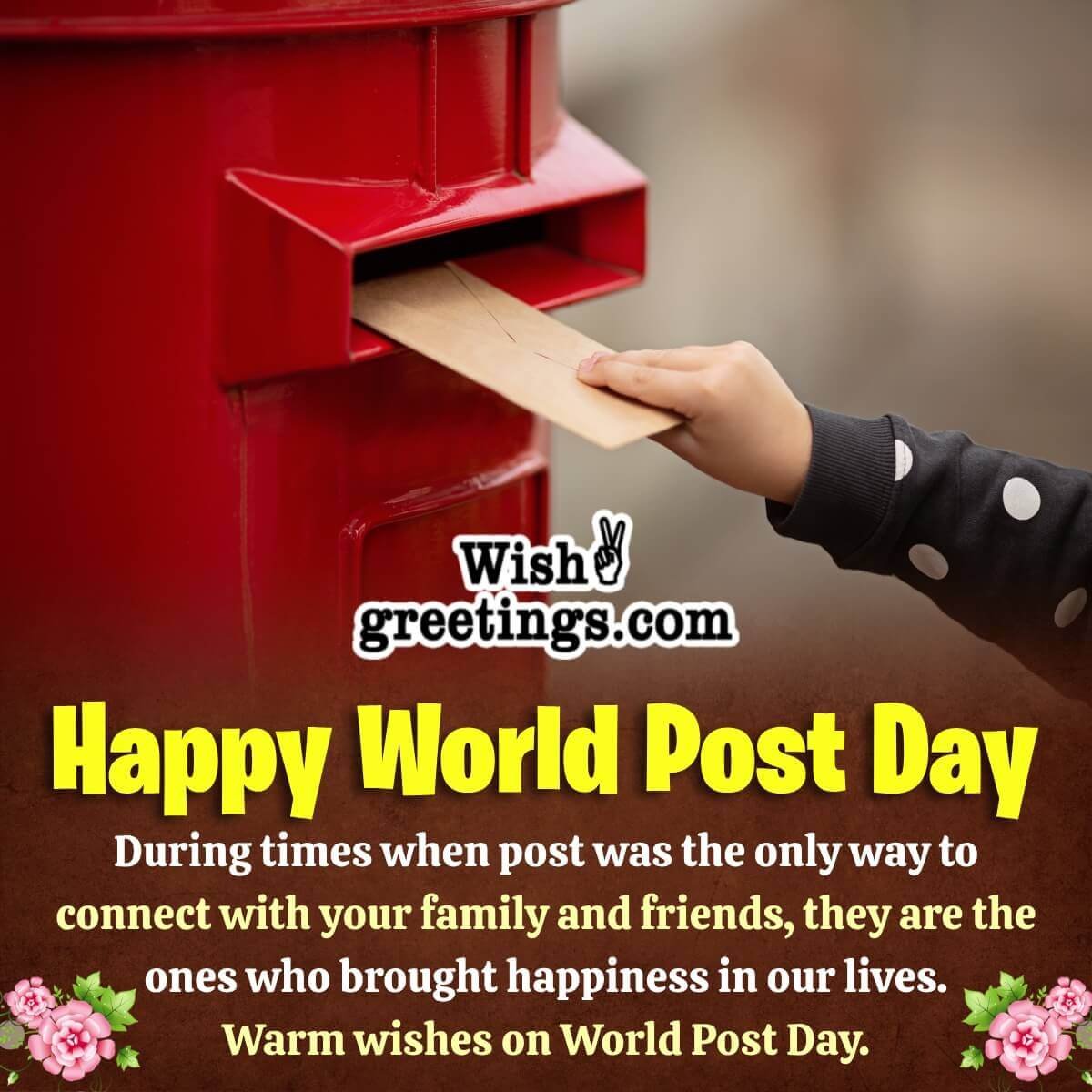 Happy World Post Day Wish Picture