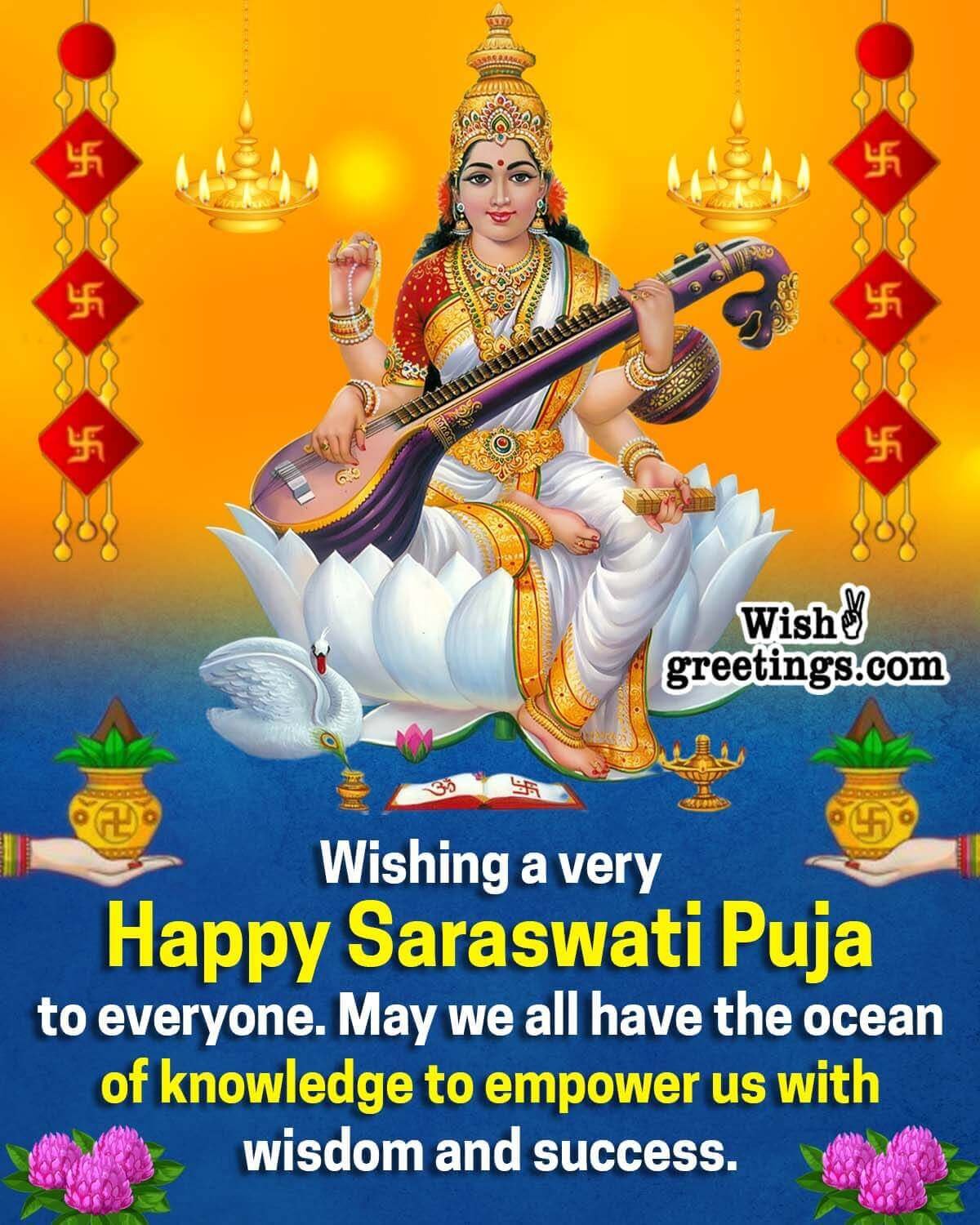 Saraswatli Puja Wish Picture