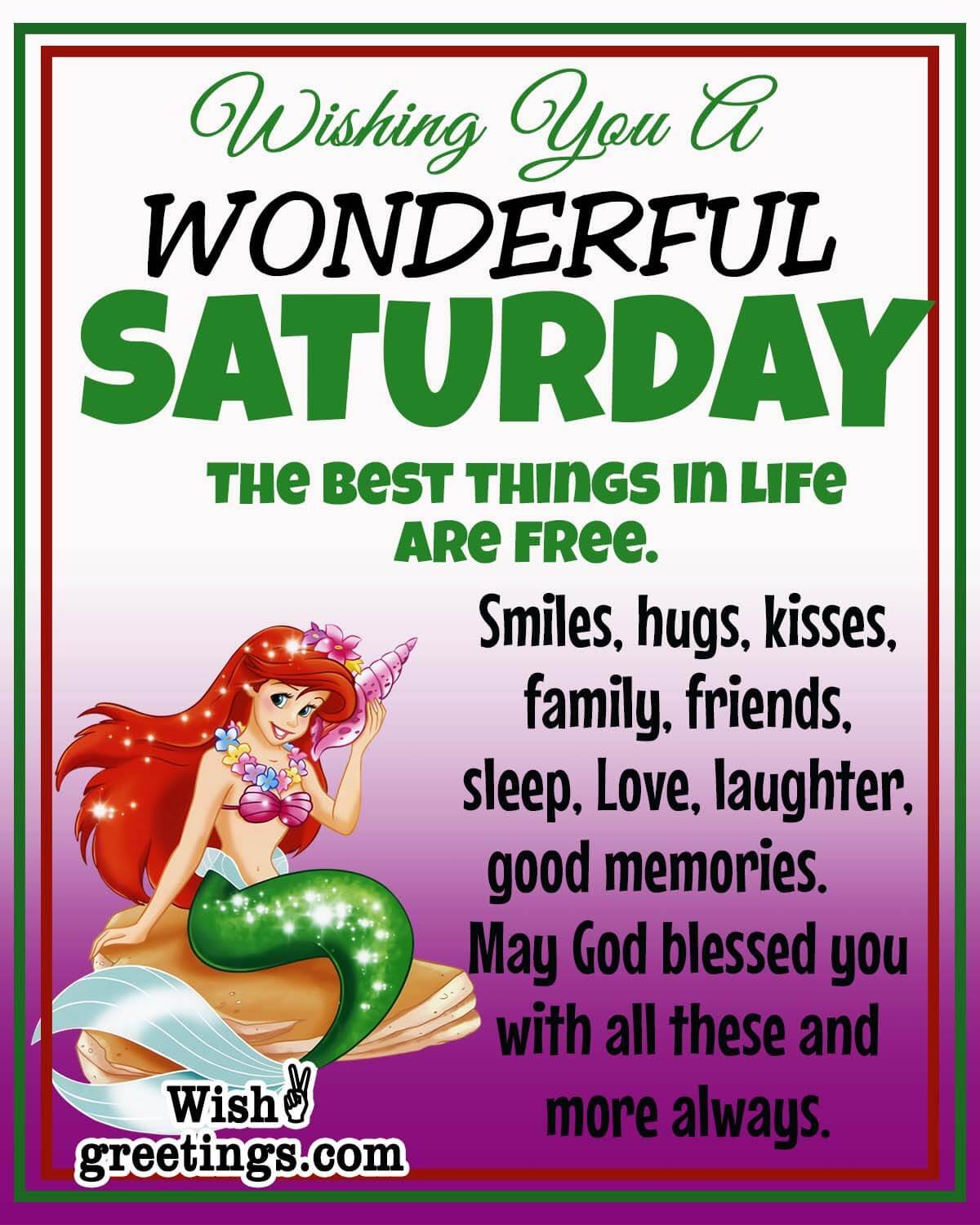 Wonderful Saturday Wish Image