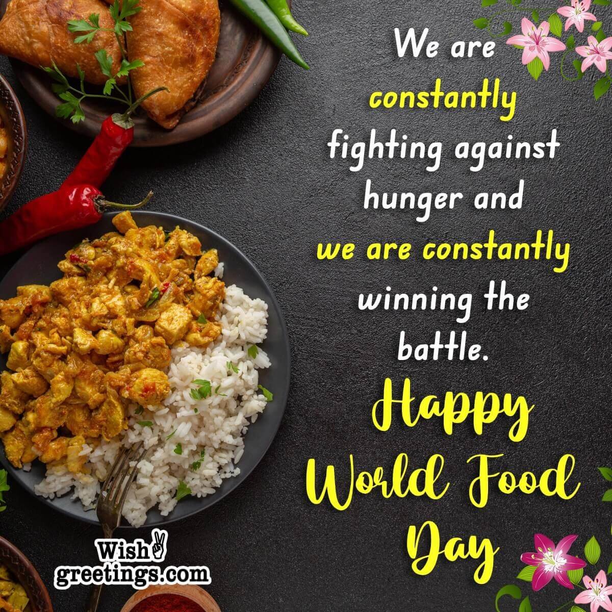 World Food Day Quote Image