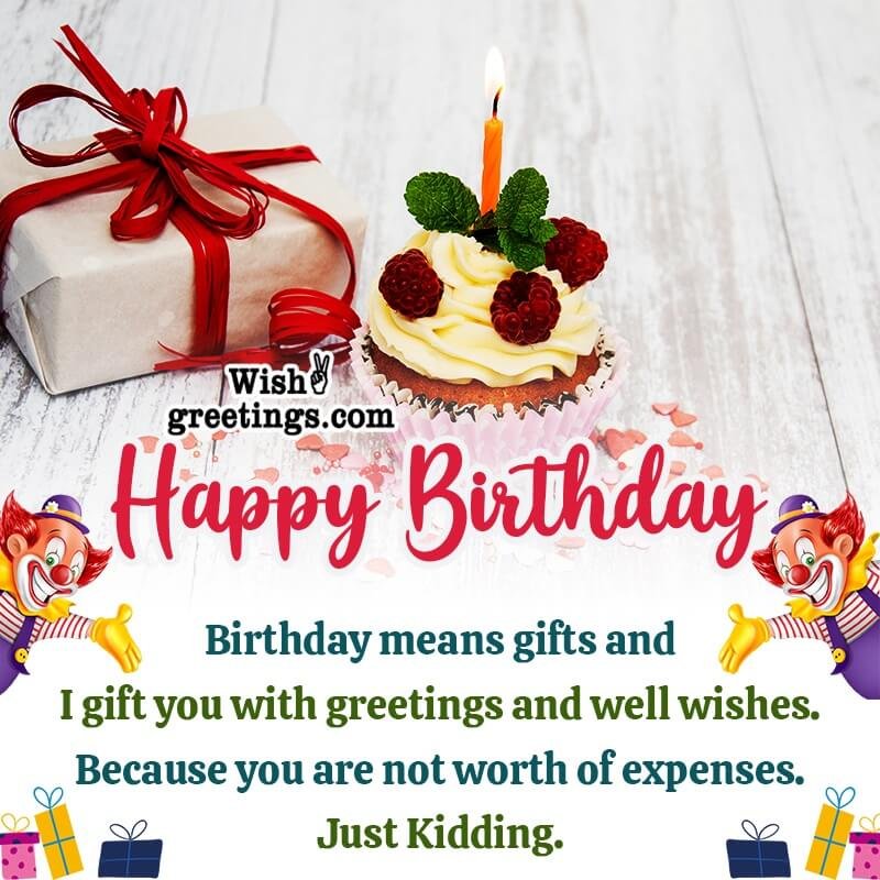 Funny Happy Birthday Wishes