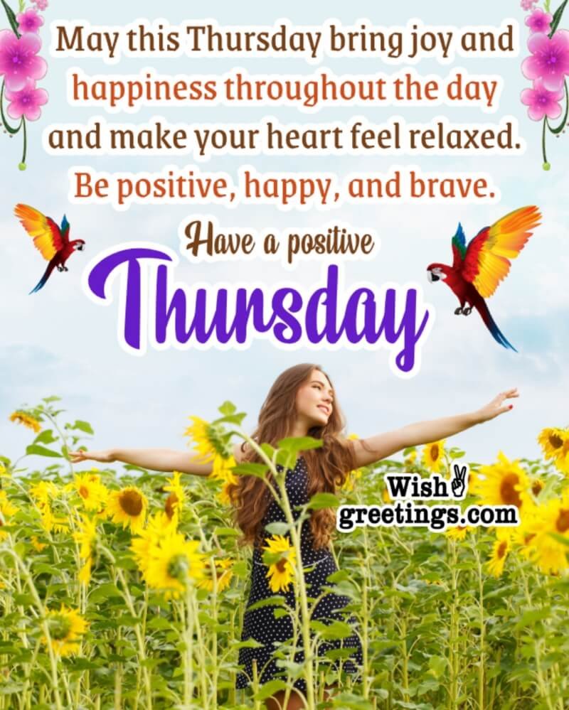 Positive Thursday Morning Greeting