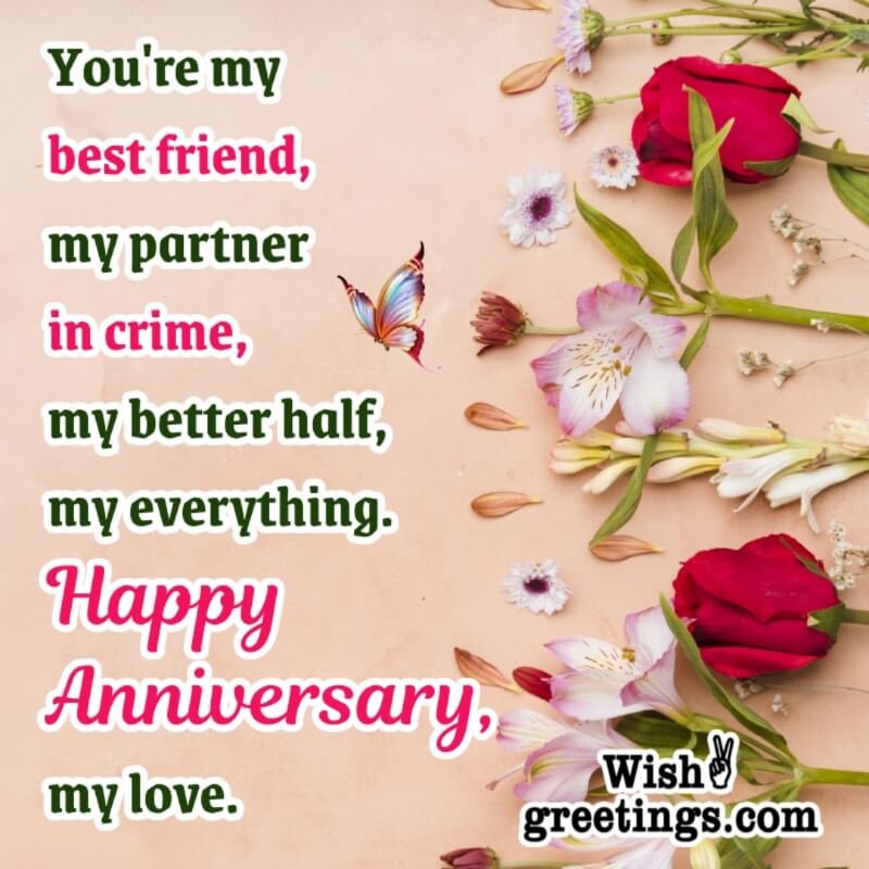 Anniversary Wishes for Husband or Wife
