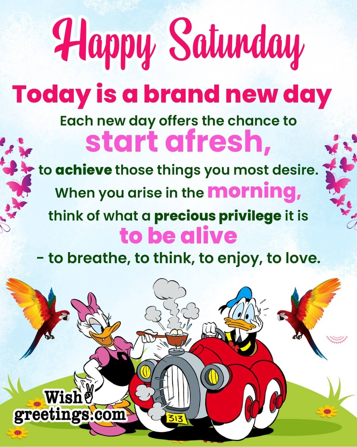 Happy Saturday Morning Wishes Quotes