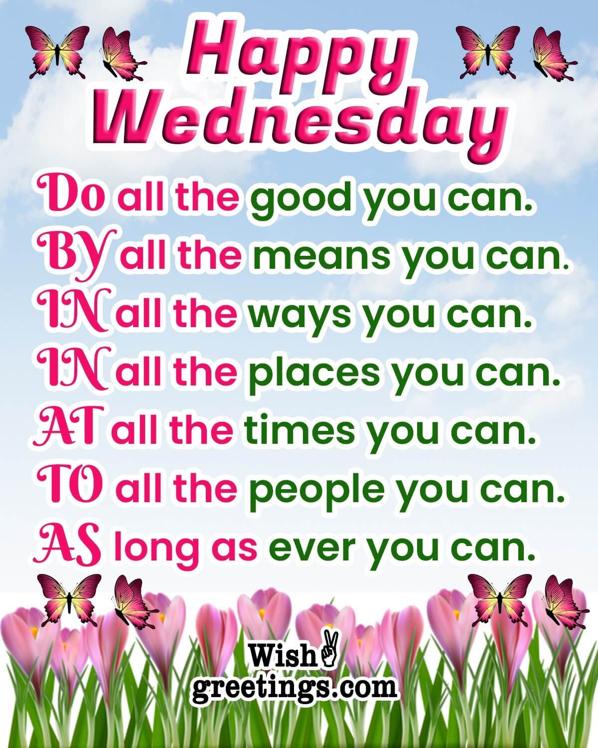 Happy Wednesday Wishes Quotes