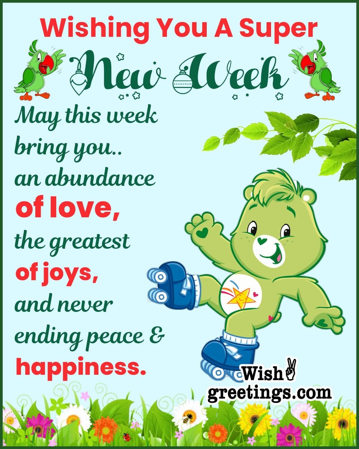 Super New Week Wish Picture