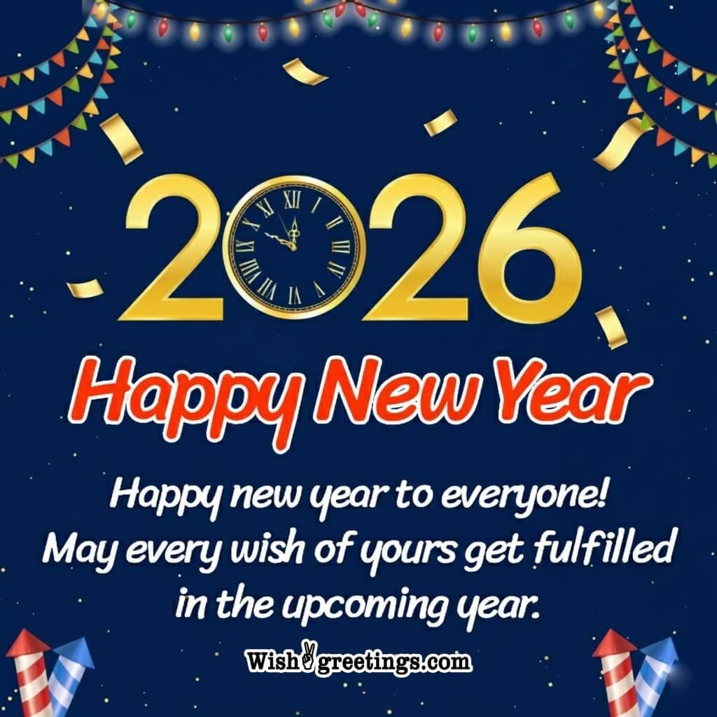 2026 New Year Pic For Whatsapp