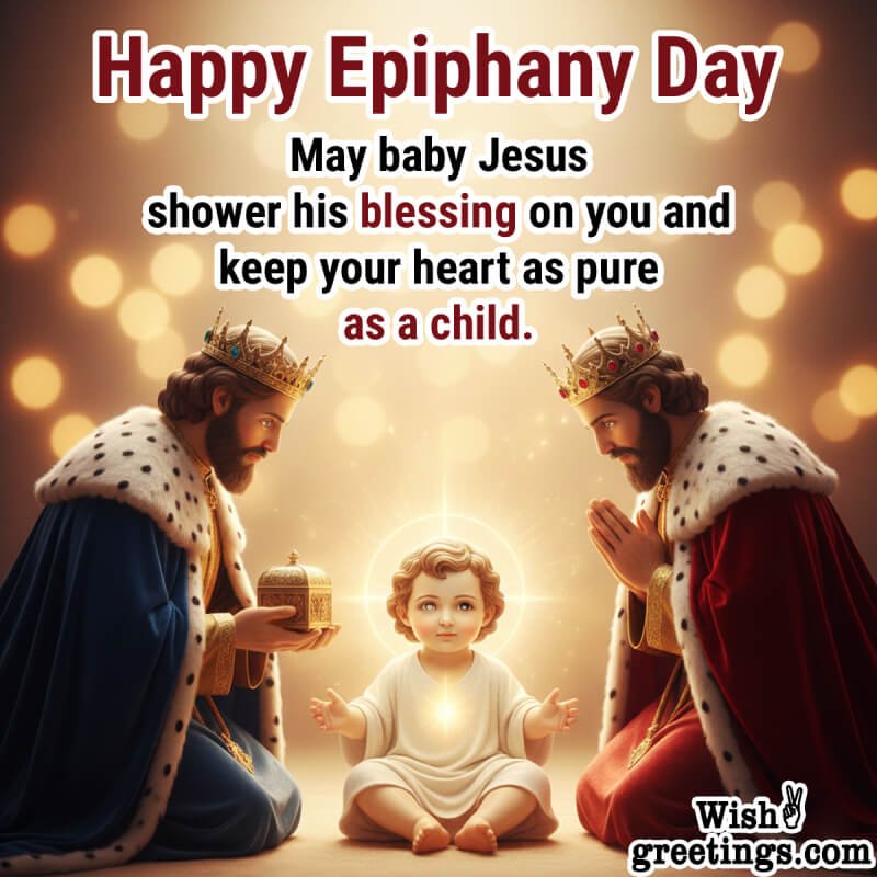 Happy Epiphany Day Blessing Photo