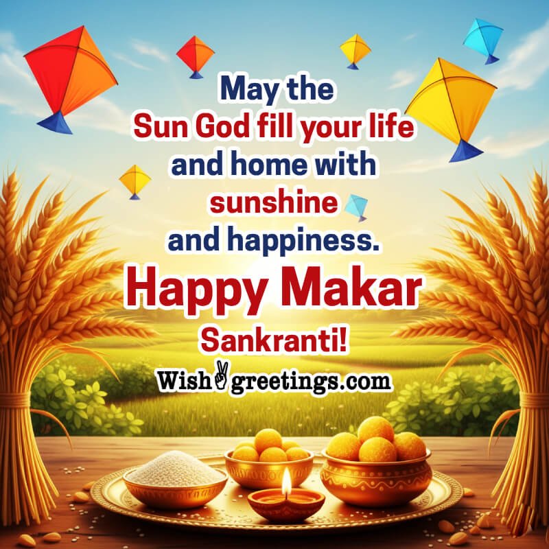 Happy Makar Sankranti Wonderful Greeting Pic