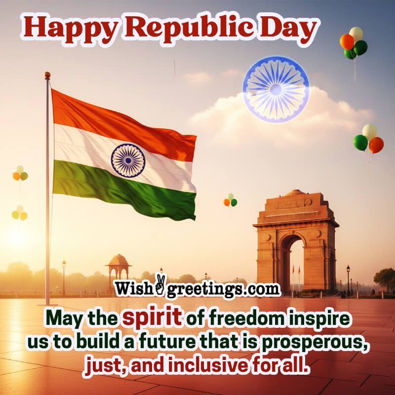 Happy Republic Day Inspirational Wish Image