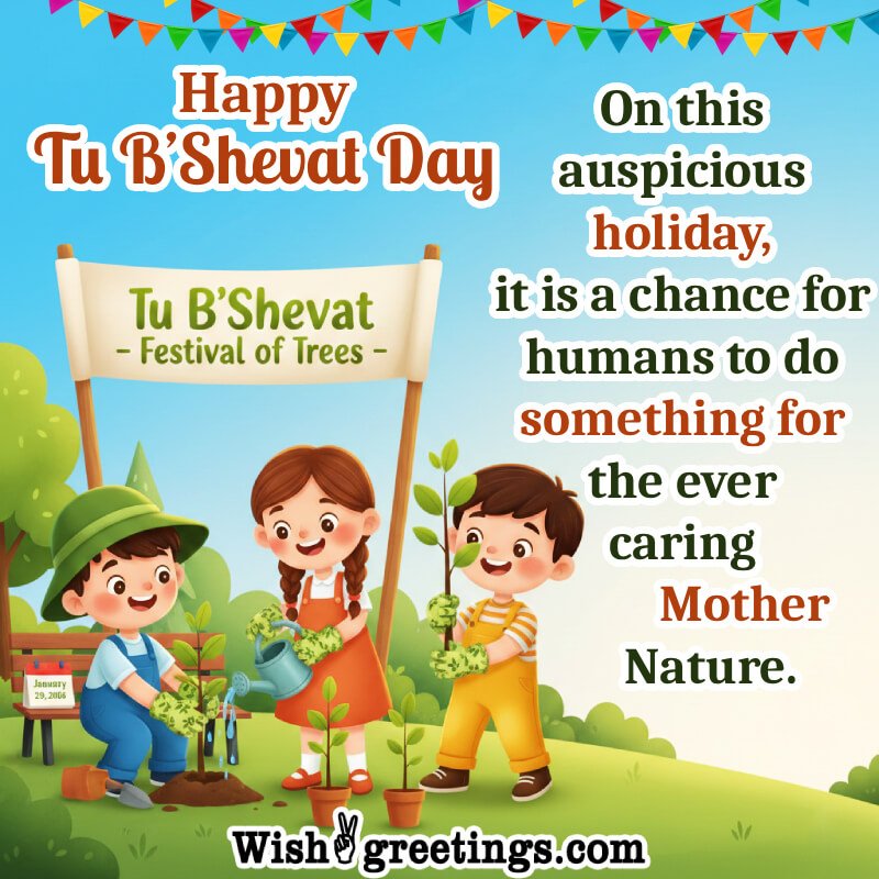 Happy Tu Bishvat Day Wishing Picture