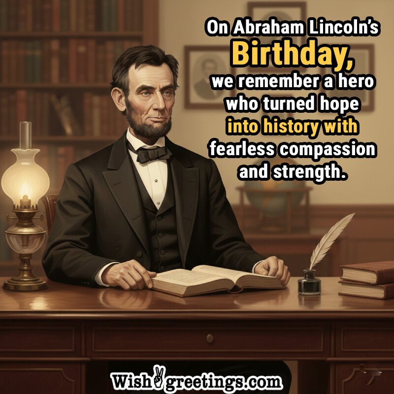 Abraham Lincoln’s Birthday Wishing Pic