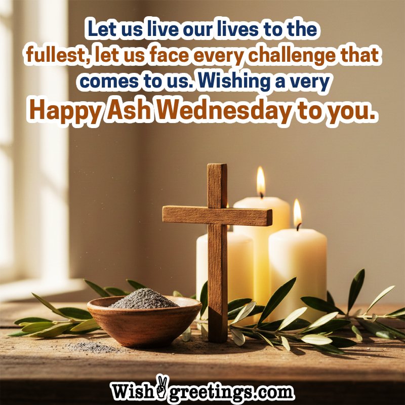 Happy Ash Wednesday To You Wish Pic