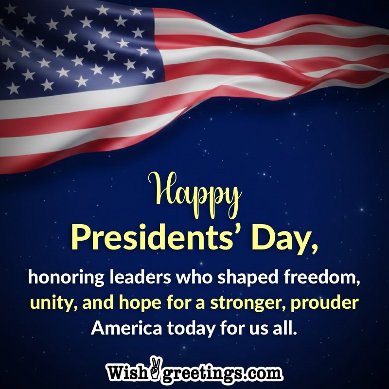 Happy President’s Day Nice Message Picture